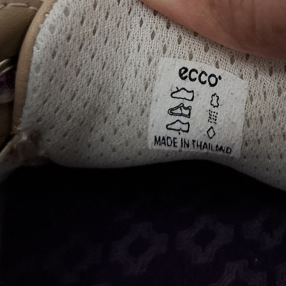 Ecco Women's Street Golf Shoes Leather Upper Lace Up Size 38 - Picture 9 of 10